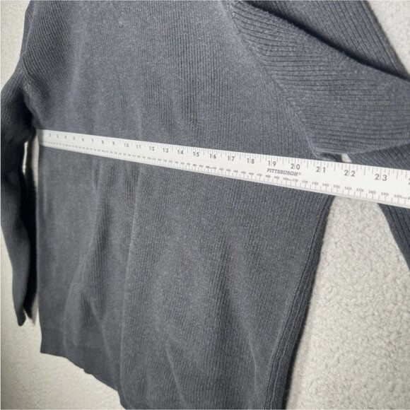 VTG Eddie Bauer Mens Large Gray Thick Cotton Knit Long Sleeve Pullover Sweater - Picture 4 of 6